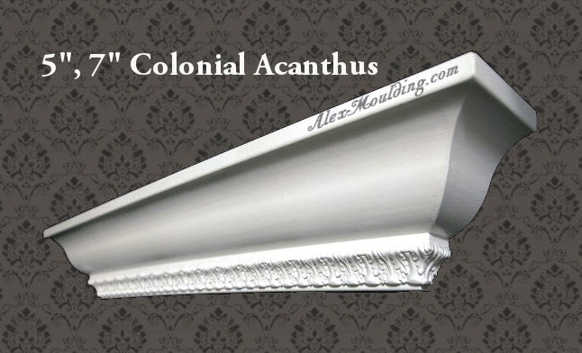 Colonial 5,7" crown molding